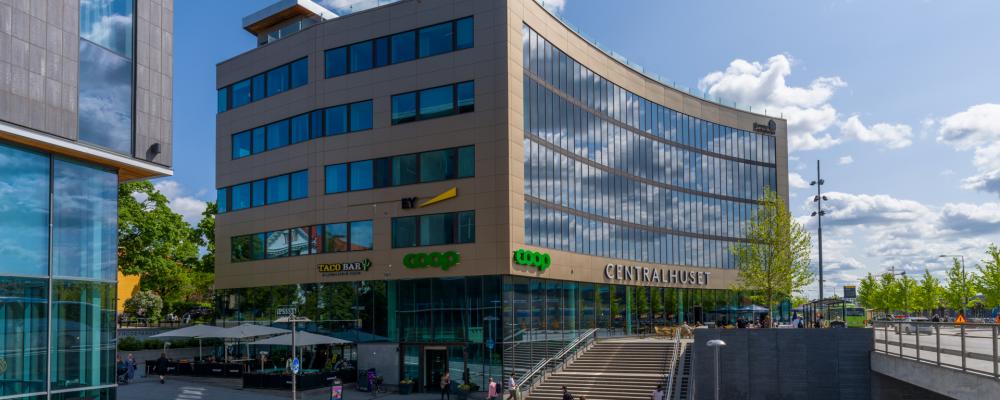 Centralhuset Uppsala. Pressbild: Bonnier Fastigheter