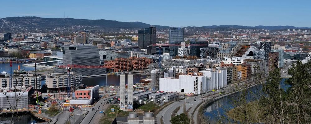 Trots att stora delar av Bjørvika redan är färdigbyggda fortsätter expansionen.  Foto: Oslo S Utvikling,