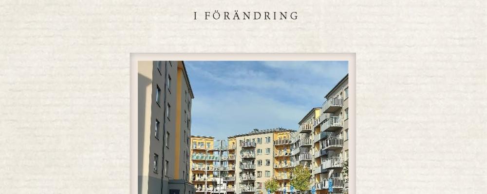 Boken Bostadsbyggandet i Farsta 1980-2025 av Hans Lind. Pressbild: Stockholms Stad
