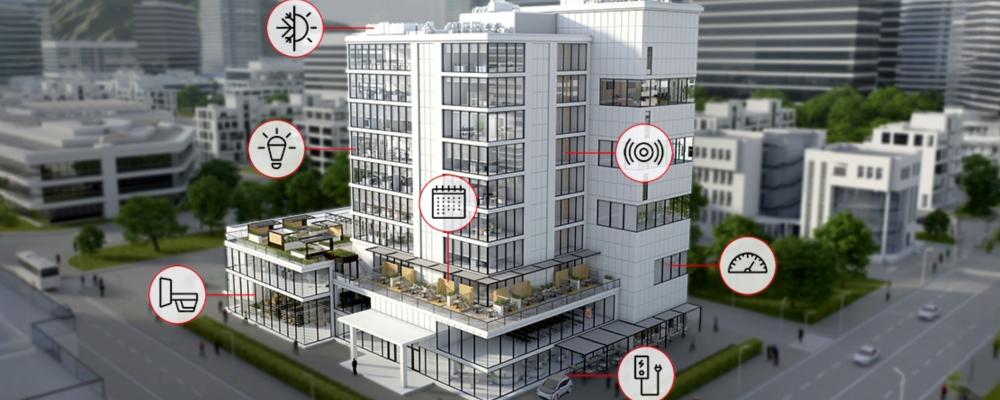 Den nya skalbara plattformen som omfattar bland annat VVS-styrning, energihantering, analys och fjärrtjänster.