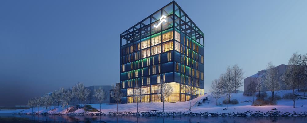 LINK Arkitektur står bakom utformningen av ACE Powerhouse i Skellefteå – en plats där forskning, utbildning och innovation möts för att påskynda elektrifieringen. Pressbild: Link Arkitektur