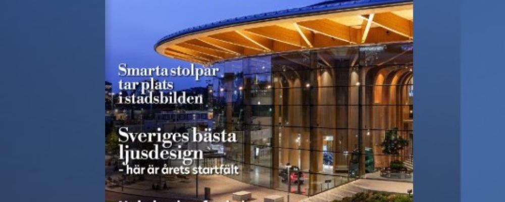 Tidningen BElysning i Fokus, ett samarbete med Aktuella Byggen.