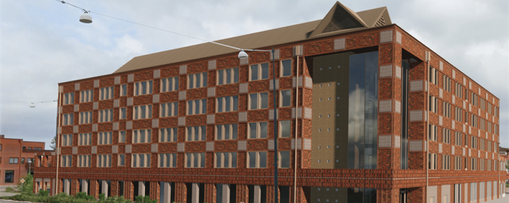 Vårdboende i Helsingborg. Illustration: Arkitektlaget Skåne AB i Helsingborg