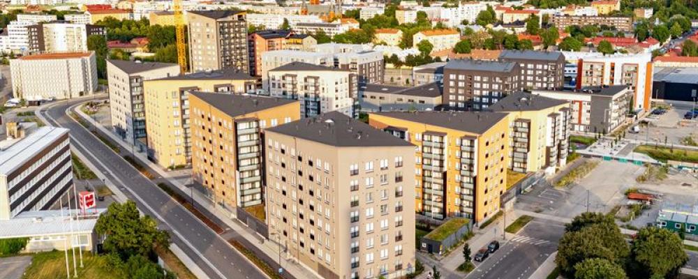 Kirstinpuisto Turku Finland. Pressbild: Bonava