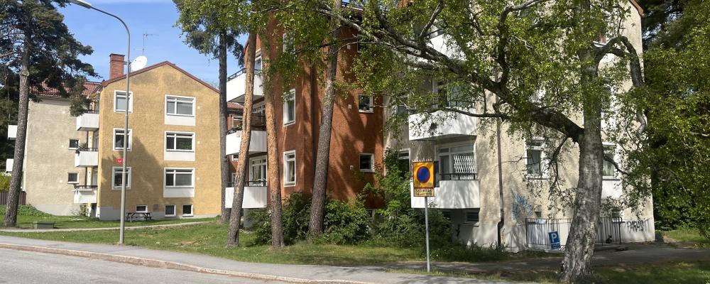 Emågatan i Bagarmossen. Pressbild: Wåhlin Fastigheter AB