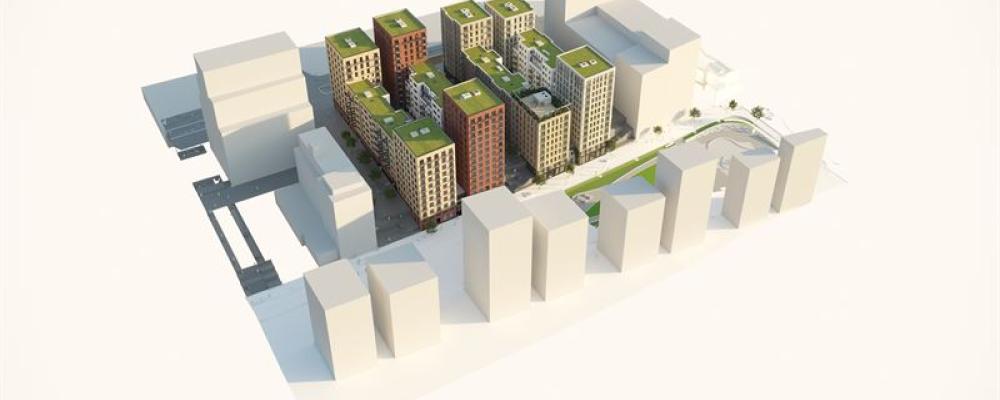 Hagastadengestaltning.  Bild: Atrium Ljungberg