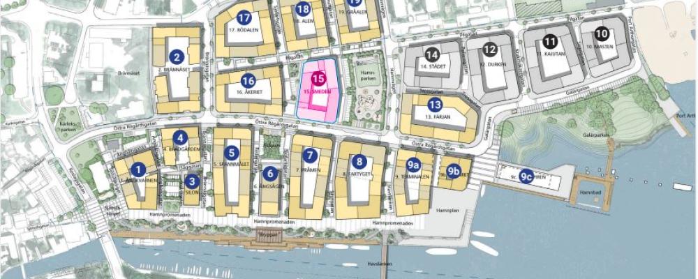 Kv 15 Norrtälje Hamn. Foto: Norrtälje kommun