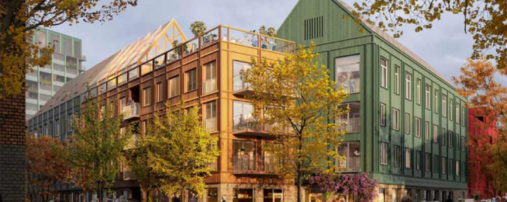 Det nya vård- och omsorgsboendet på Pottholmen i Karlskrona stod klart i juni 2024. Bildkälla: Fojab Arkitekter