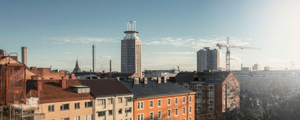 Bild över Södermalm, Stockholm. Pressbild: Booli