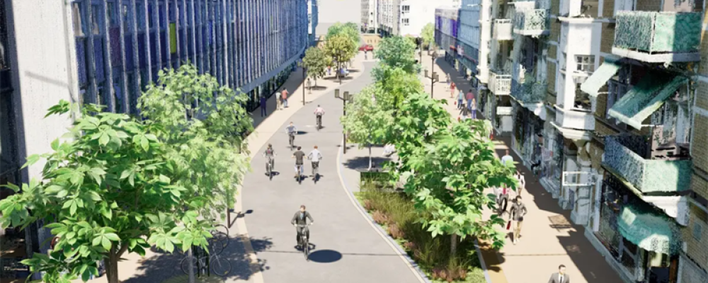 Södra Förstadsgatan Malmö stad. Pressbild: NCC