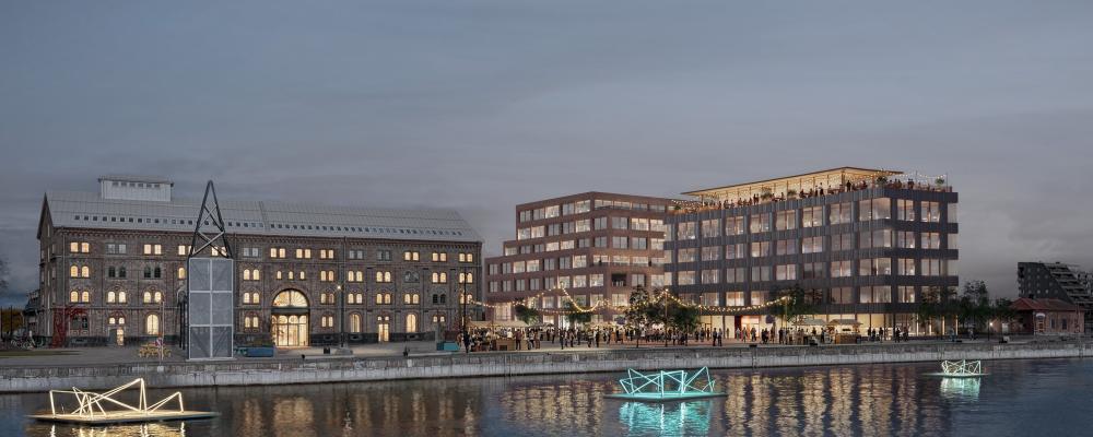 Inre Hamnen, Norrköping. Pressbild: Mannersons