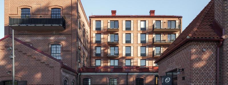 Spritfabriken i Eslöv. Pressbild: LINK Arkitektur