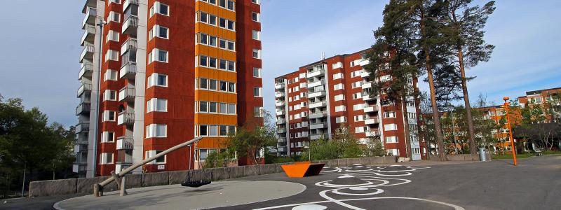 Brf Porkala, Akalla. Foto: Riksbyggen