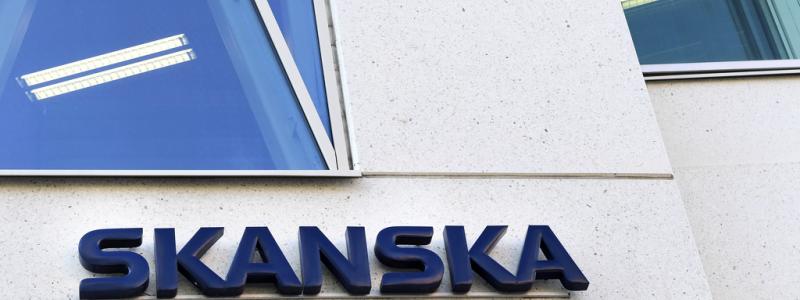 Janerik Henriksson/TT: Skanska redovisar något lägre omsättning. Arkivbild.