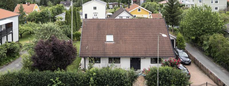 Pär Fredin/TT: I Stockholm steg villapriserna med 0,3 procent i augusti. Arkivbild.