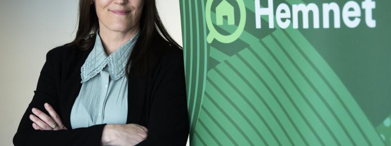 Fredrik Sandberg/TT: Cecilia Beck-Friis, vd för Hemnet. Arkivbild.