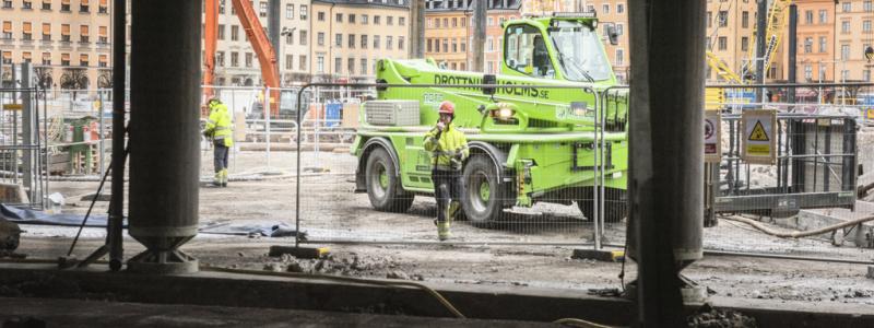 Gustaf MŒnsson/SvD/TT: Skatteverket hittade många fel vi kontroll av Stockholmsbyggen. Arkivbild.