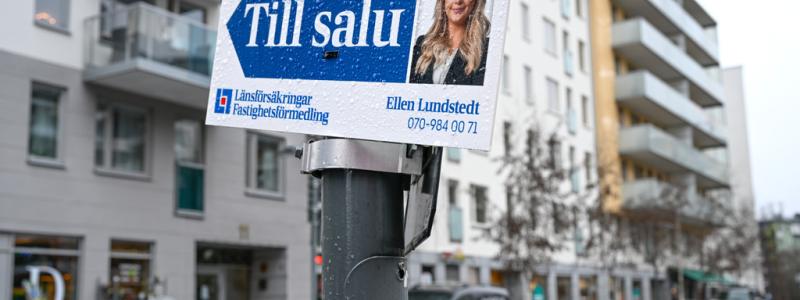 Anders Wiklund/TT: Bostadspriserna vänder upp i januari. Arkivbild.