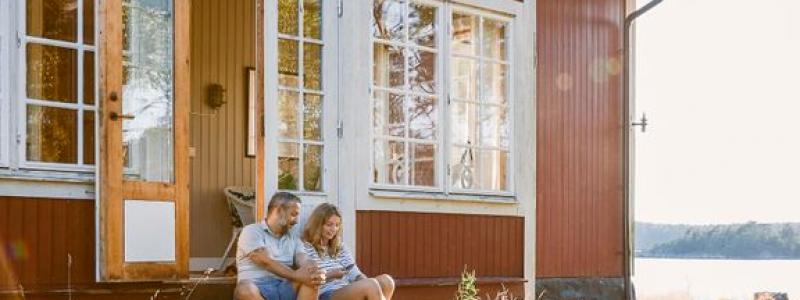 Falkenberg är den kommun som visar störst prisuppgång på fritidshus under pandemin, hela 63 procent. Av länen är det i Skåne som stugorna ökat mest i pris, upp 43 procent. Foto: Länsförsäkringar