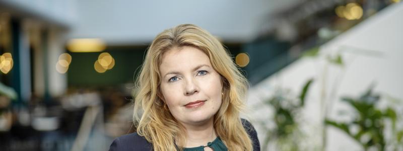 Elin Kebert, kompetensförsörjningsexpert på Byggföretagen. Foto: Byggföretagen