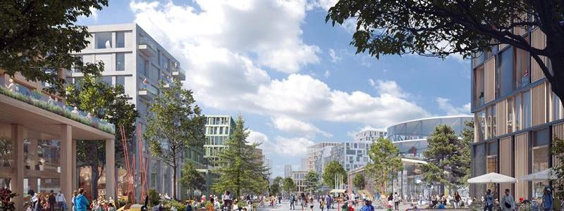 Torontos flygbas blir en levande stadsdel genom Ramboll-projekt. Foto: Ramboll