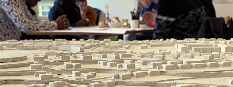 Workshop med ungdomar.  Foto: White Arkitekter