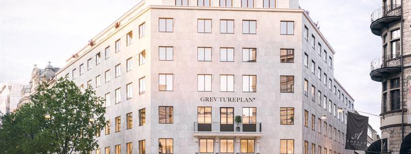 Exteriör Grev Tureplan. Foto: Vasakronan