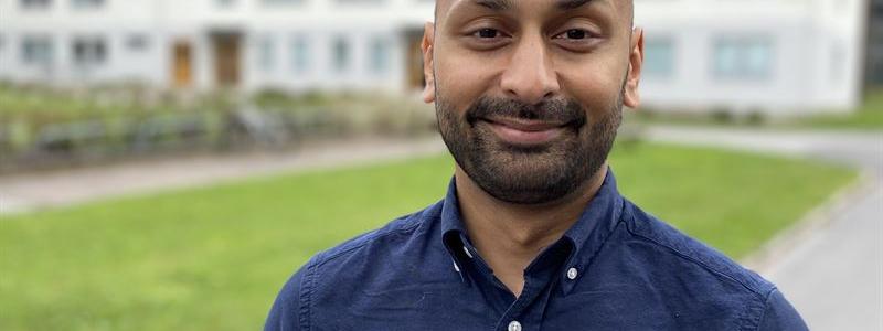 Wasim Chowdhury, områdeschef för Victoriahem i Bro. Foto: Victoriahem