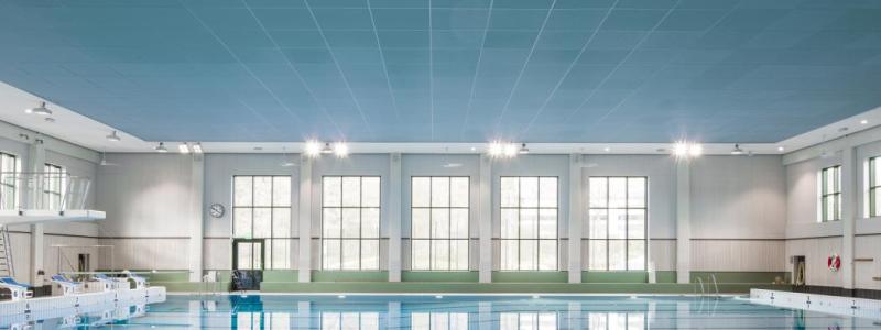 Den nya simhallen Foto: Rockfon