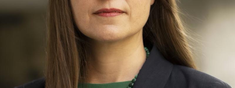 Johanna Bjurskog, hållbarhetschef på Riksbyggen. Foto: Riksbyggen