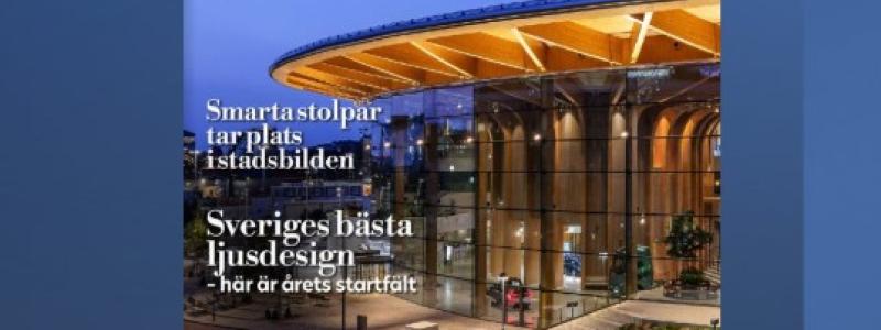 Tidningen BElysning i Fokus, ett samarbete med Aktuella Byggen.