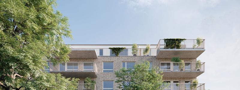 Br Livsglädjen innergård. Pressbild: Riksbyggen