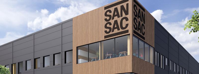Catena uppför en ny anläggning till San Sac på en av Catenas befintliga fastigheter i Linköping. Bild: Catena