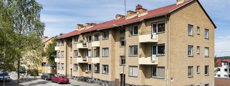 En av de avyttrade fastigheterna på Frösön i Östersund, Handlanden 4. Foto: Diös