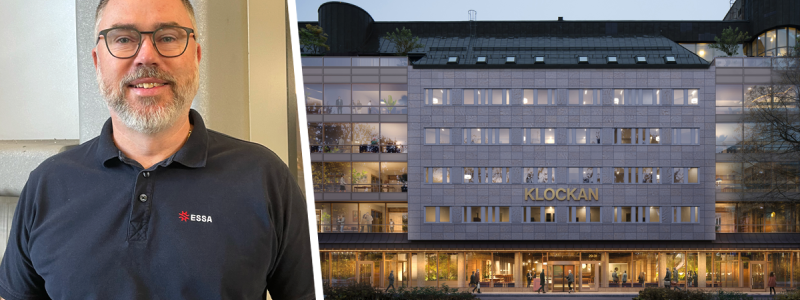 Kvarteret KLockan 10. Pressbild: Soltech Energy