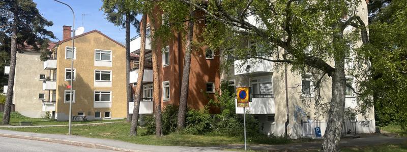 Emågatan i Bagarmossen. Pressbild: Wåhlin Fastigheter AB