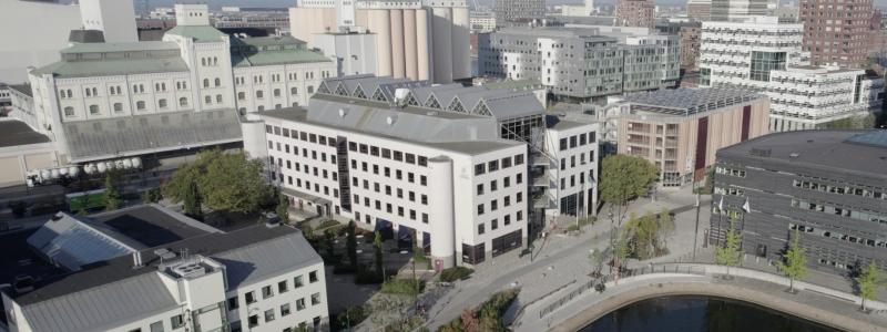 Fastigheten Gäddan 8 i Malmö, där Malmö Stad öppnar den nya skolan Malmö Neptunigymnasium 2024. Foto:  Frasse Franzén, Malmö Stad