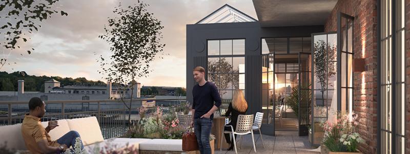 Stockholms Hamnar.  Illustration: Brunnberg & Forshed
