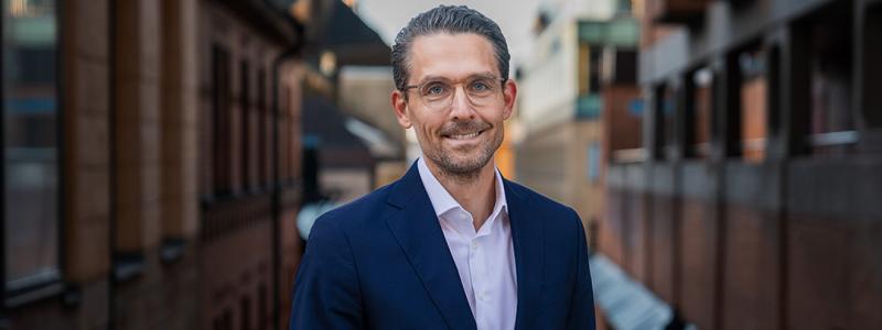 Henrik “PH” Olsson, Head of Real Estate Investments inom Coelikoncernen. foto Coeli