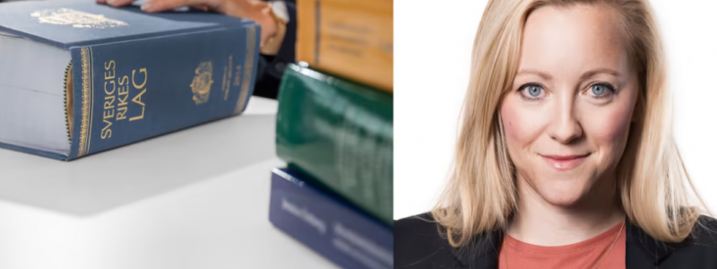 Elin Persson, fastighets- och bolagsjurist på HSB Riksförbund. Foto: HSB