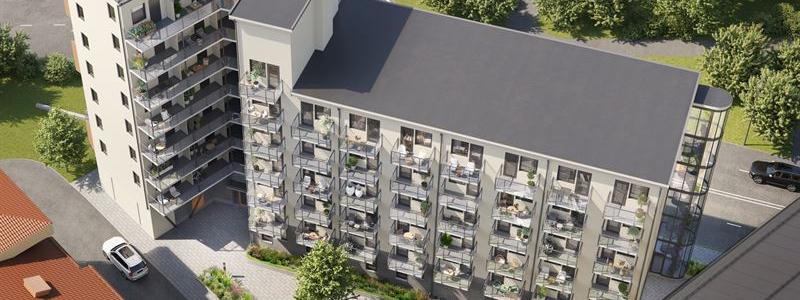 Eddahuset uppifrån högupplöst för vepor. Foto: Klövern