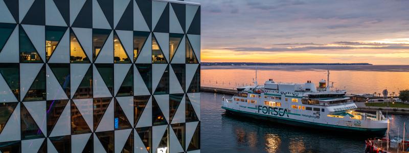Fastighetsbolaget Wihlborgs i Helsingborg är en av de kunder som nappat på Öresundskrafts negativa utsläppsverifikat. Foto: Wihlborgs