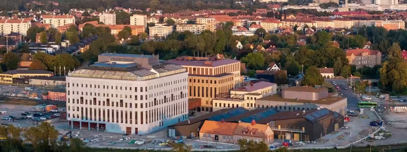 Rättscentrum i Kristianstad, Arkitekterna Krook & Tjäder. Fotograf: Felix Gerlach
