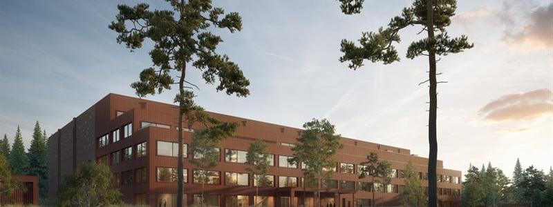 Riksarkivet Härnösand. Arkitektbild (Tengbom Arkitekter)