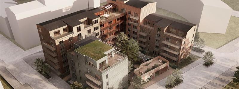 Illustration Visionsbild Rosendal. Av: Krook & Tjäder Arkitekter AB