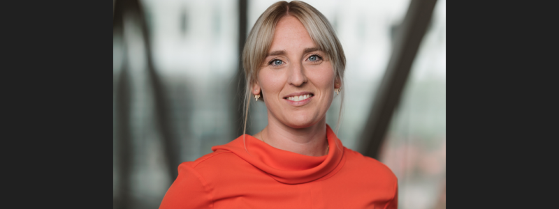 Emmelie Sjögren är Stena Fastigheter Göteborgs nya fastighetschef med ansvar för bolagets fastigheter i centrala Göteborg, Kungsbacka, Askim och Mölndal. Foto: Robin Lundin
