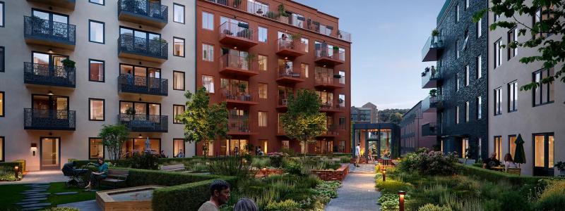 Tambour gård, visualisering av Soul.  Pressbild: Forsåker