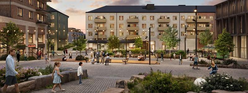 Illustration över Viby Upplands-Bro. Pressbild: Genova