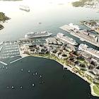 Illustration av framtida Ärtholmen i södra Helsingfors. Området ska rymma 7 600 invånare och blandas med både exklusiva bostäder och statligt stödda hyreslägenheter. Bild: Helsingfors stad / Tietoa Oy.