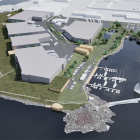 Arendal Port View i Göteborg. Illustration: Platzer Fastigheter AB